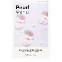 Missha Airy Fit Pearl plátenná maska s rozjasňujúcim a hydratačným účinkom 19 g