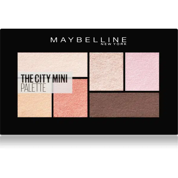 MAYBELLINE NEW YORK The City Mini Palette paletka očných tieňov odtieň 430 Downtown Sunrise 6 g