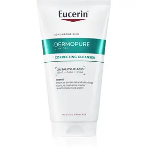 Eucerin DermoPure Clinical Correcting Cleanser exfoliačný čistiaci gél na tvár a telo 150 ml