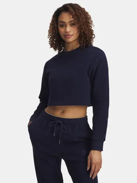 Women's sweatshirt Under Armour Icon Terry Varsity Crew-BLU - Women's