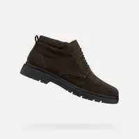 Dark brown men's ankle boots Geox Spherica EC1 B ABX - Men