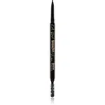 L.A. Girl Cosmetics Shady Slim automatická ceruzka na obočie s kefkou odtieň Black 0.08 g