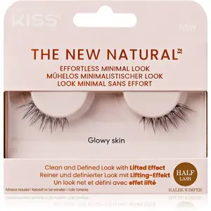 KISS The New Natural Effortless Minimal Look umelé mihalnice Glowy Skin 2 ks