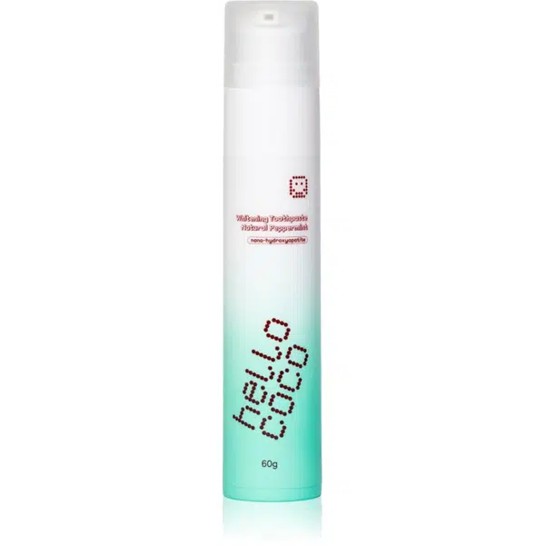 hello coco Toothpaste Peppermint bieliaca zubná pasta 60 g