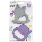 Melii Teethers hryzadielko Bulldog & Cat 2 ks