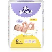 Bella Baby Happy Panda Baby Underpads jednorazové prebaľovacie podložky 60x60cm 10 ks