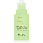 MASIL 5 Probiotics Apple Vinegar hĺbkovo čistiaci šampón na vlasy a vlasovú pokožku 50 ml