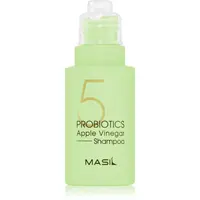 MASIL 5 Probiotics Apple Vinegar hĺbkovo čistiaci šampón na vlasy a vlasovú pokožku 50 ml