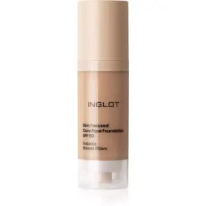 Inglot Skin Focused Care Face Foundation SPF 50 krycí make-up SPF 50 odtieň Tan Rose 30 ml