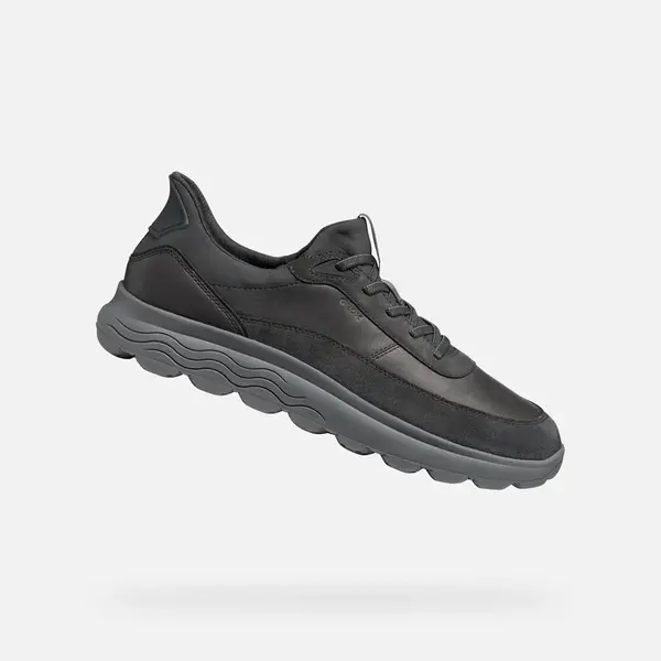 Dark grey men's sneakers Geox Spherica Plus - Men's