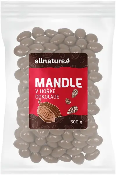 ALLNATURE Mandle v horkej čokoláde 500 g