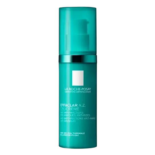 LA ROCHE-POSAY Effaclar A.Z Gélový krém proti nedokonalostiam a stopách stárnutia 40 ml