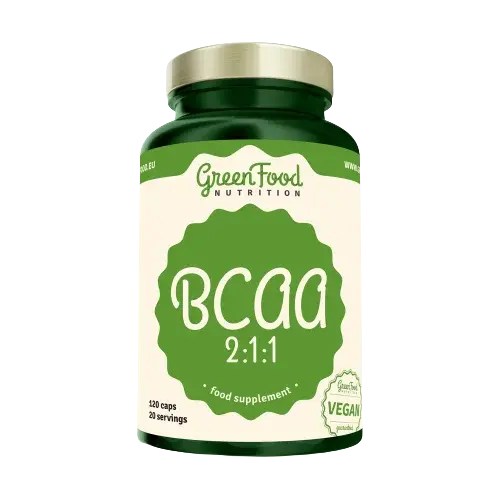 GREENFOOD NUTRITION BCAA 2:1:1, 120 kapsúl