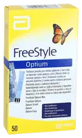 ABBOTT FreeStyle Optium Testovacie prúžky 50 ks