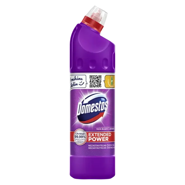DOMESTOS Extended power tekutý dezinfekčný a čistiaci prípravok Levanduľa 750 ml