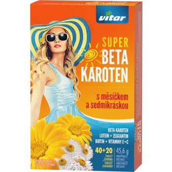 REVITAL VITAR Super-beta karotén 40+ 60 tablet