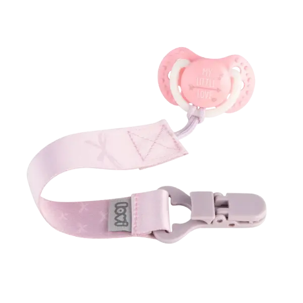 LOVI Stuha na cumlík s klipom Baby Shower, dievča