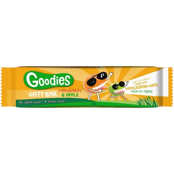 GOODIES Ovesná tyčinka mandarinka a jablko 23 g