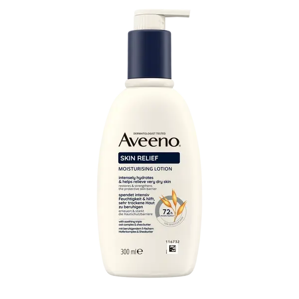 AVEENO Skin Relief Hydratačné telové mlieko bez parfumácie 300 ml