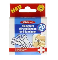 WUNDMED svorky obvazové bílé 20 ks