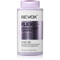 Revox B77 Plex Blonde Boost Shampoo. Step 4B šampón neutralizujúci žlté tóny pre blond vlasy 260 ml