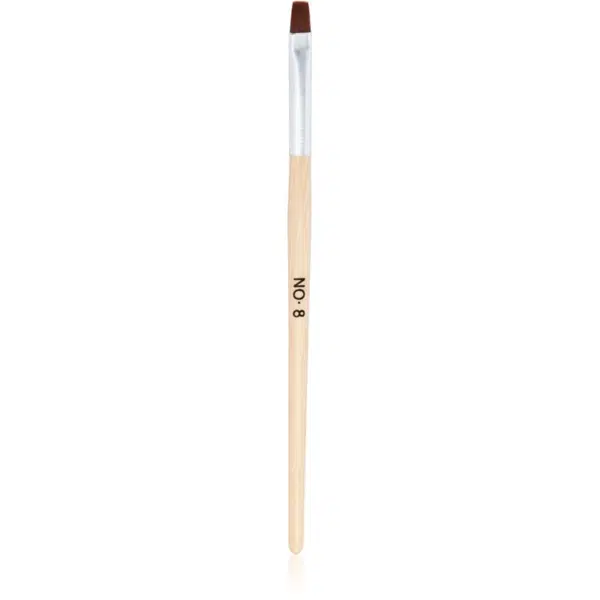 NEONAIL Wooden Brush štetec na nanášanie gélových produktov typ No. 8 1 ks