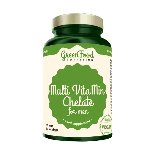 GREENFOOD NUTRITION GreenFood Multi VitaMin Chelát pre mužov 90 kapsúl