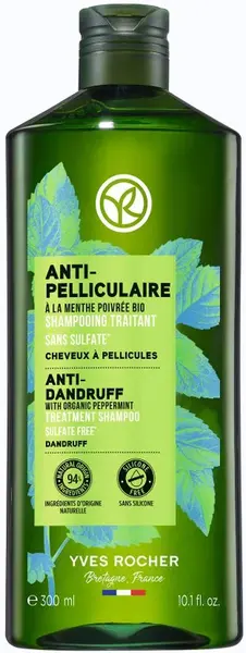 YVES ROCHER Šampón proti lupinám s bio mätou piepornou 300 ml