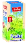 APOTHEKE Čaj fenikel obyčajný vrecúška 20 x 2 g