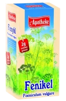 APOTHEKE Čaj fenikel obyčajný vrecúška 20 x 2 g