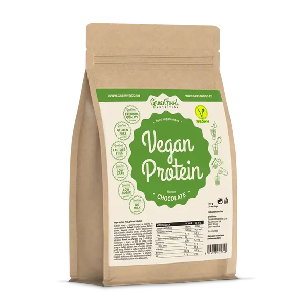 GreenFood Nutrition Vegan protein Chocolate