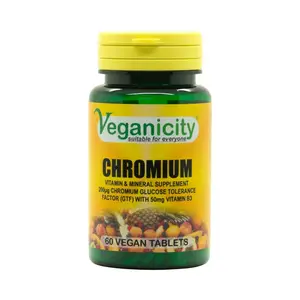 Veganicity Chróm pikolinát 200µg, 60 vegan tabliet