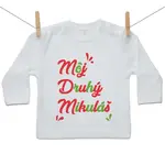 Boodyy Tričko s dlhým rukávom Môj druhý Mikuláš 98 (2-3 roky)