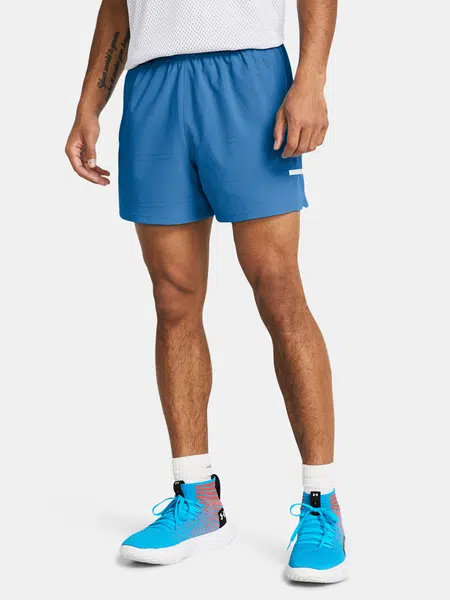 Under Armour Kraťasy UA Baseline Pro 5in Short-BLU - Pánské