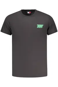 Čierne tričko Tommy Hilfiger s krátkym rukávom