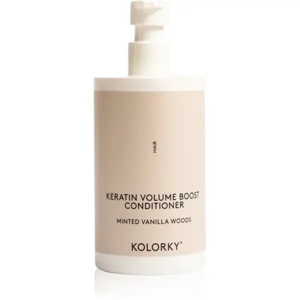 Kolorky Keratine Volume Boost Conditioner kondicionér pro objem vlasů Minted Vanilla Woods 390 ml