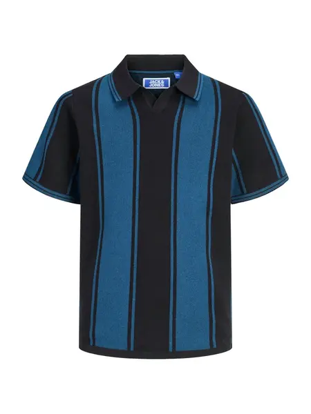 Jack & Jones Junior Sveter 'JCOBREEZE'  modrá / čierna