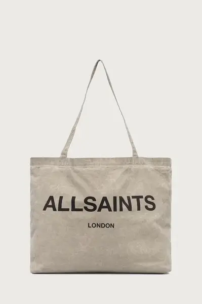 AllSaints materiálová taška pánska bavlnená