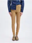 Orsay Hnědé dámské skinny fit kalhoty - Dámské