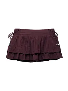 Pull&Bear Sukňa  burgundská