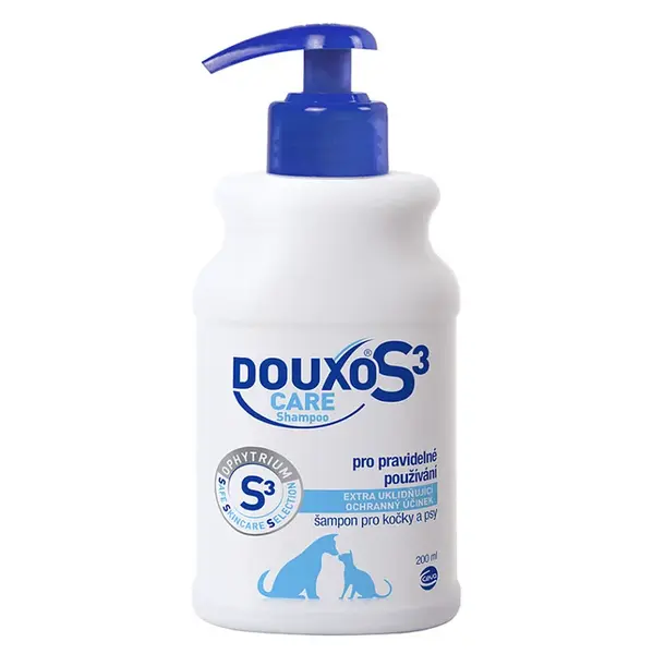 DOUXO S3 Care šampón pre každodennú starostlivosť pre psov a mačky 200 ml