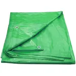 Plachta s oky 4 x 6 m zelená, 100g/m2 MA764075