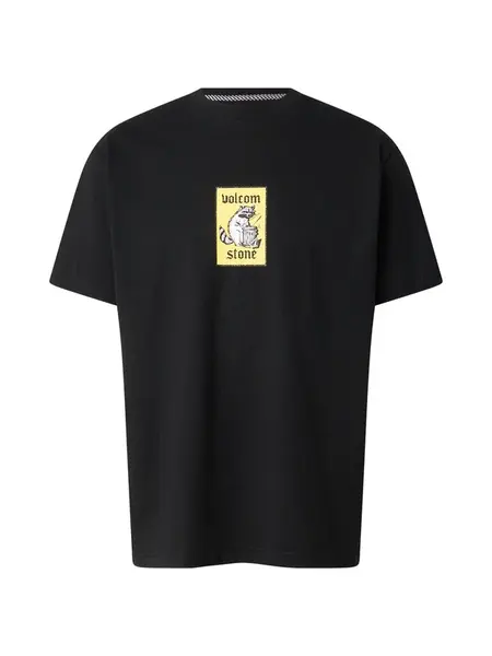 Volcom Tričko 'ROCKOUT'  žltá / čierna / biela