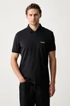Armani Exchange  polo pánské bavlněné s elastanem