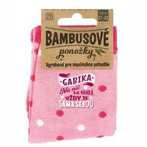 Bambusové ponožky - Gabika ALBI