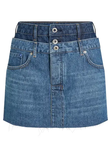 KARL LAGERFELD JEANS Sukňa  modrá denim