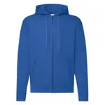 Blue Zippered Hoodie Classic Fruit of the Loom