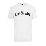 Los Angeles Wording Tričko bílé