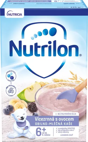 NUTRILON viaczrnná kaša s ovocím 225g