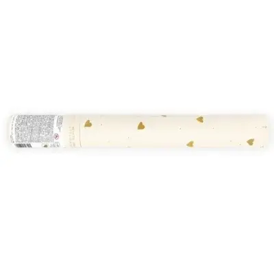 Konfety vystřelovací se srdíčky, mix 35 cm